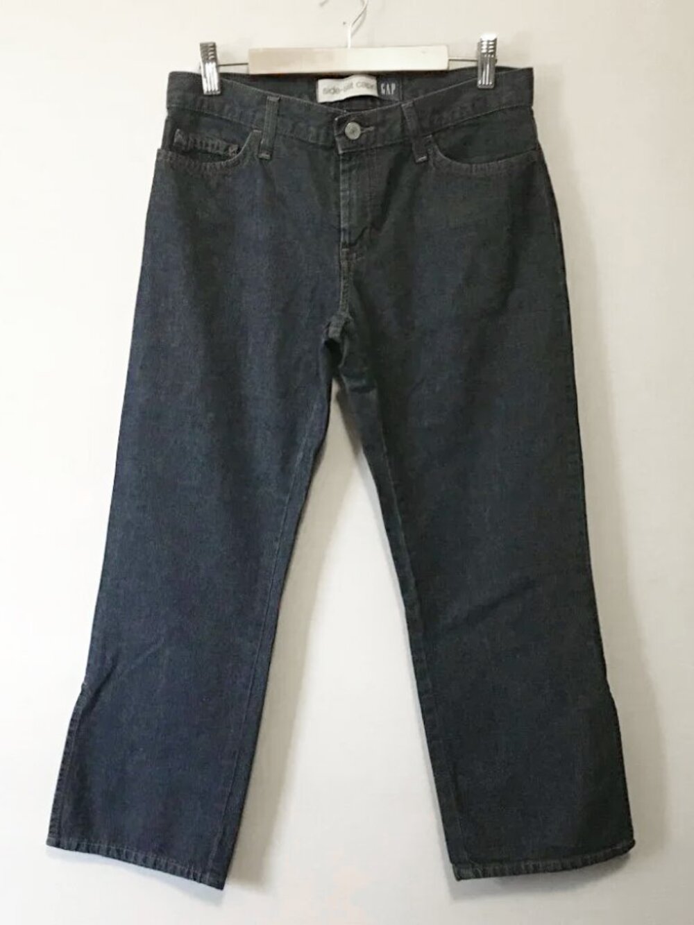 GAP 100% Cotton Navy Blue Capris - Side Slit Cropped Pants - Size 2